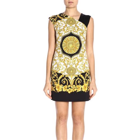 versace multicolor dress|versace dresses outlet.